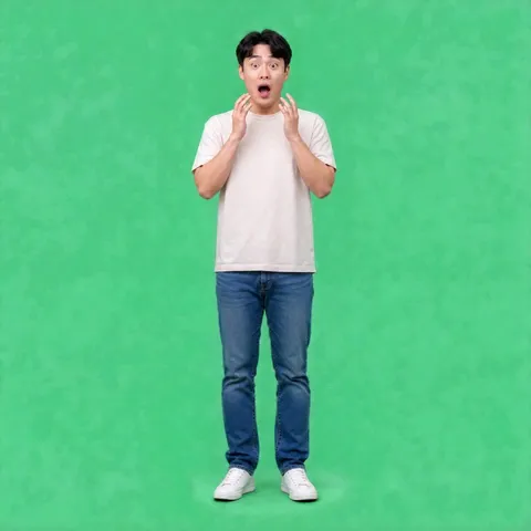 리액션 영상 · 충격 (그린스크린 5초)