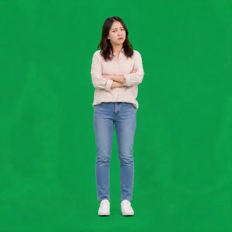 리액션 영상 · 의심 (그린스크린 5초)