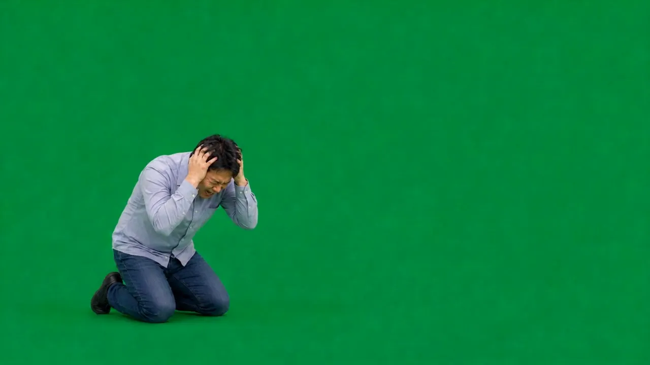 예능 리액션 영상 · 무릎 절망 (5초)